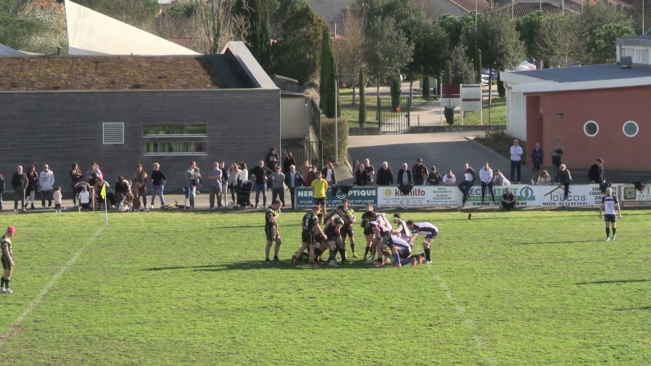 US Nérac  VS AS Tournefeuille mi-temps 1