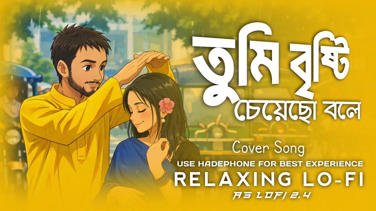 Tumi Bristi Cheyecho Bole তুমি বৃষ্টি চেয়েছো বলে | Cover Song | Relaxing Lo-Fi — @Aslofi2.4 