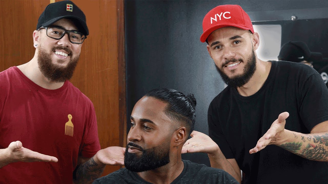 Como fazer corte Samurai com barba degrade