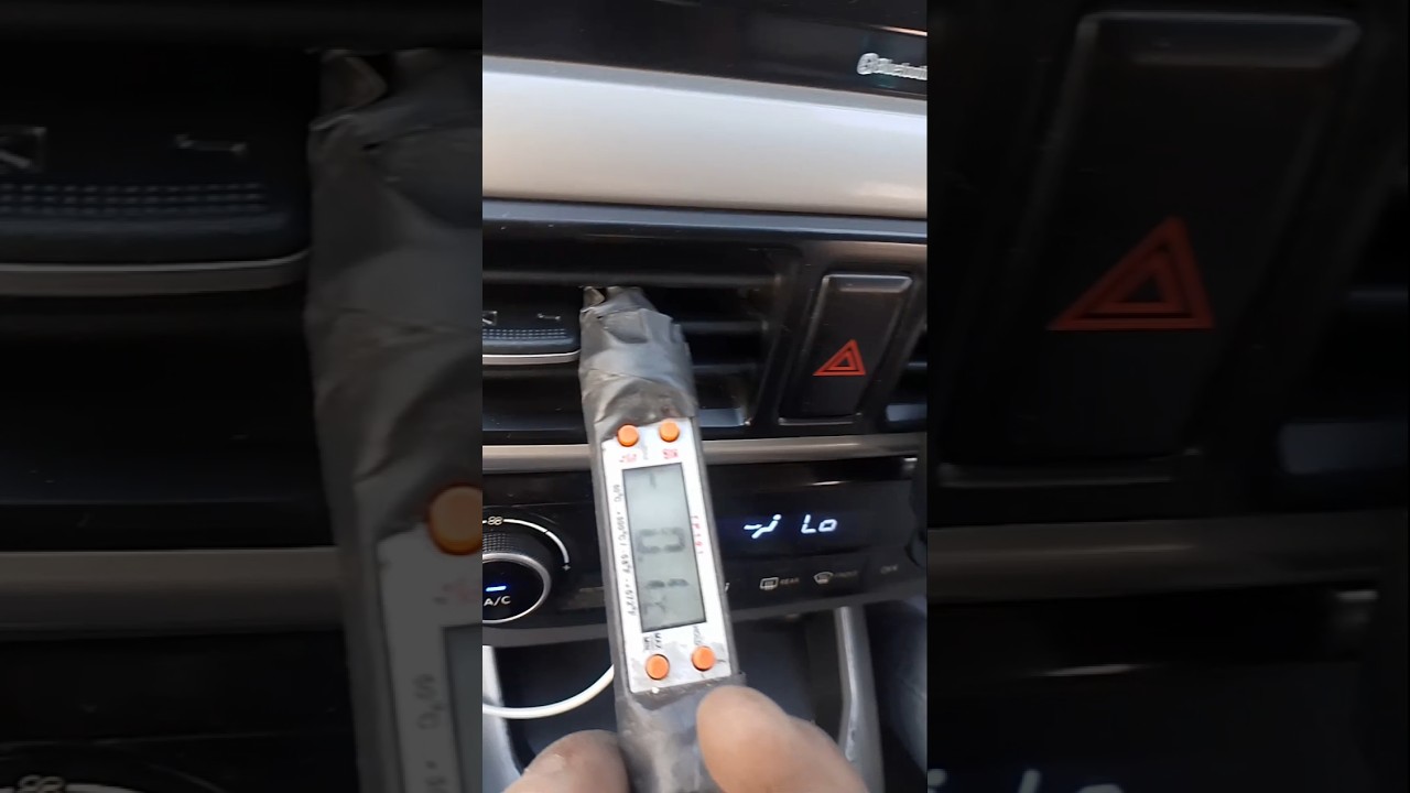 AC temperature minus degree cooling coil sensor fullty 