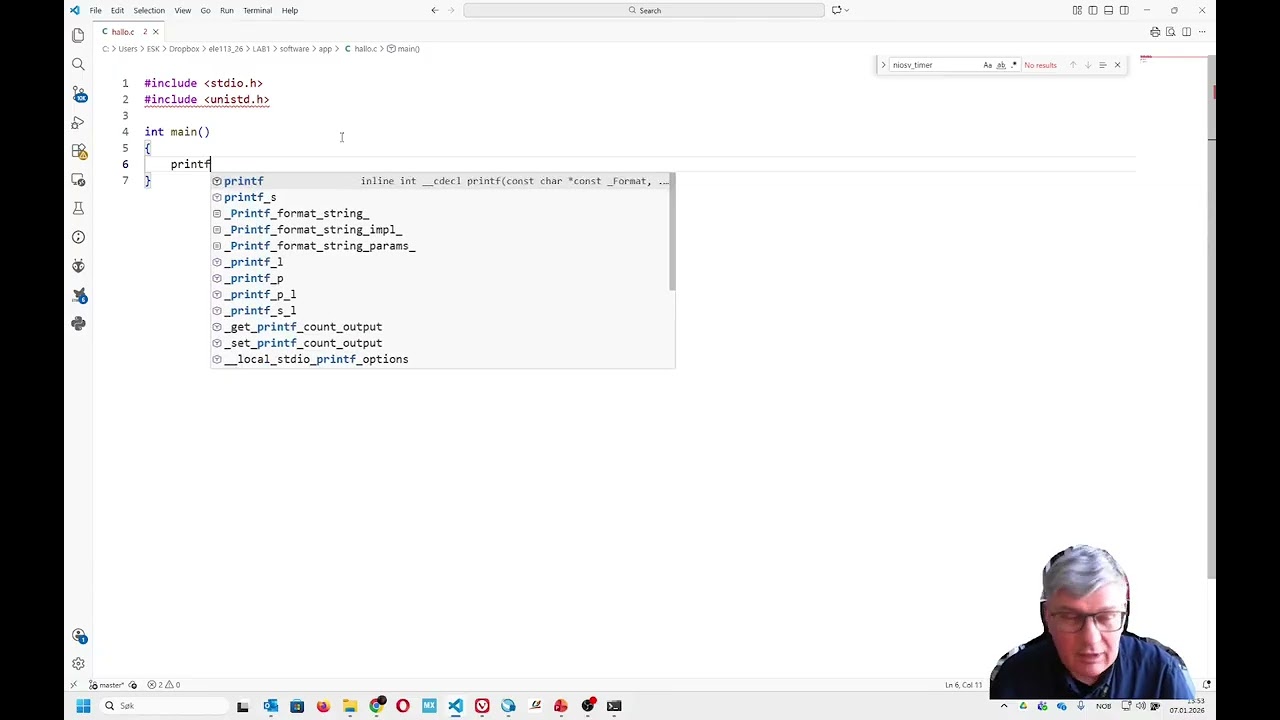 ELE113 LAB1 Del 3 Software