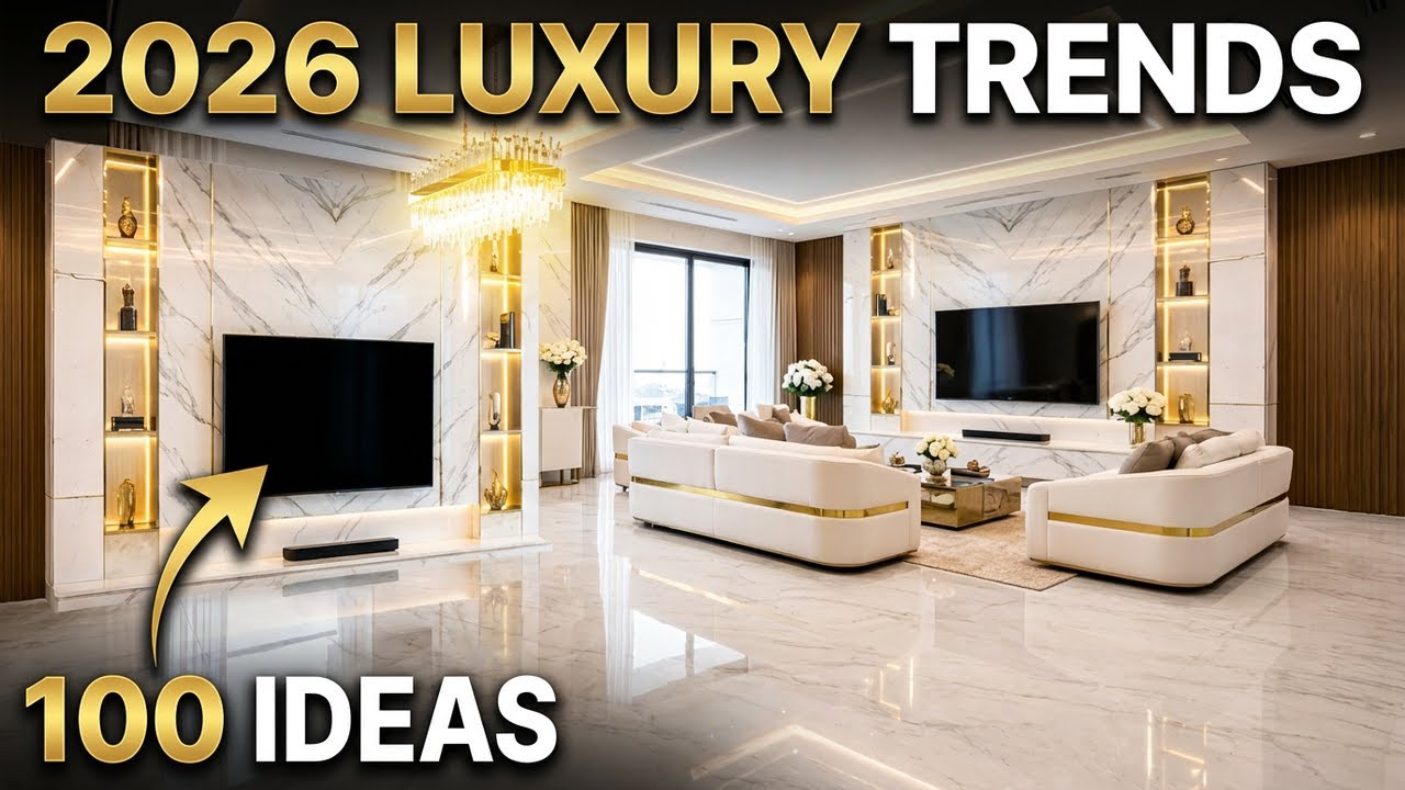 100 Luxury Living Room & Dining Room Ideas 2026 | Modern Interior Design Trends