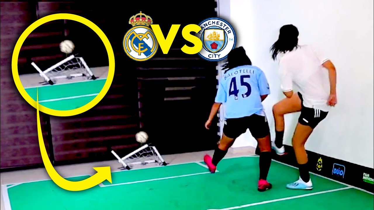 JUGAMOS UN REAL MADRID VS CITY *Rompe la portería | Dúo Dinámico