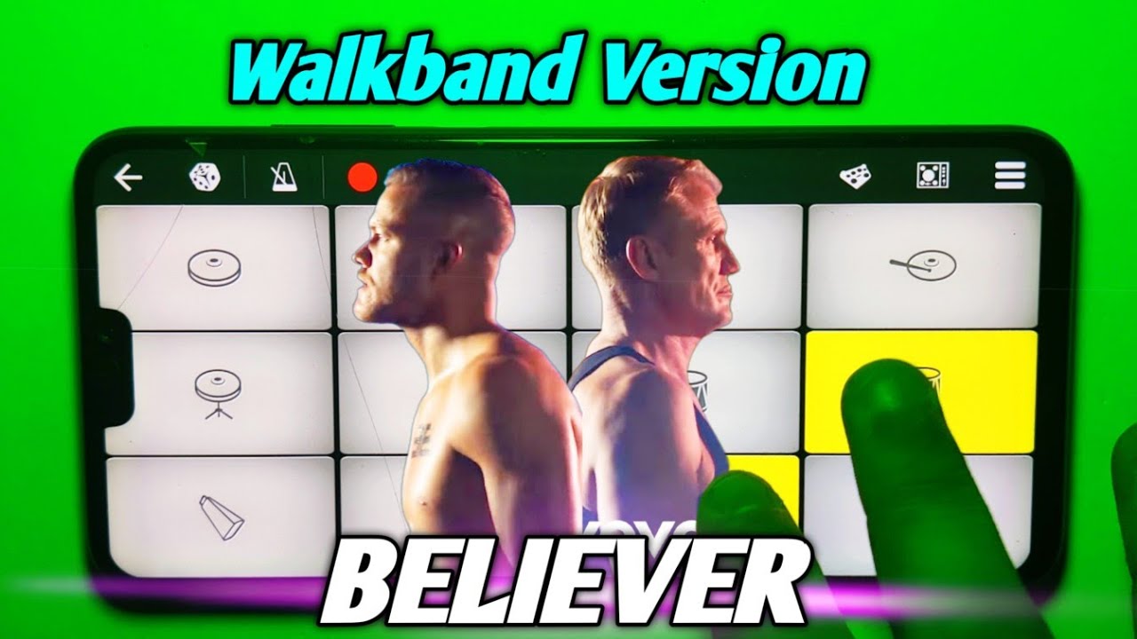 BELIEVER Cover In Walkband | Piano + Drum Cover By SB GALAXY