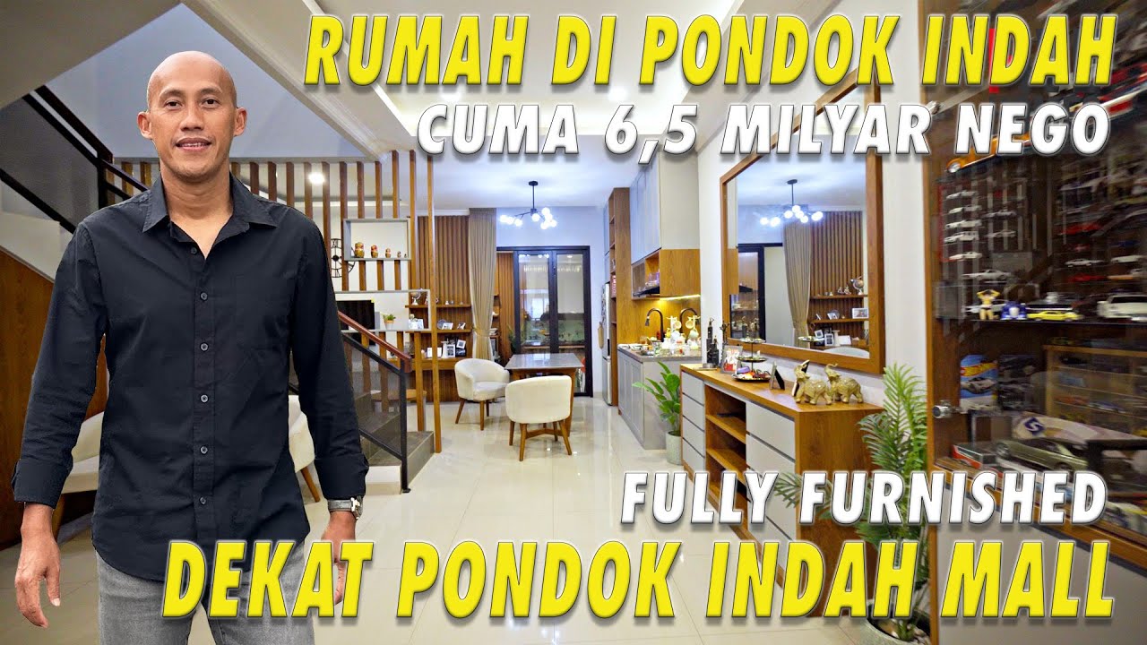 Pondok Indah Cuma 6,5 Milyar Nego | Fully Furnished Dekat Pondok Indah Mall