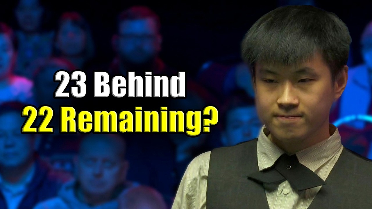 1 Snooker Needed? No Problem from Zhao Xintong!