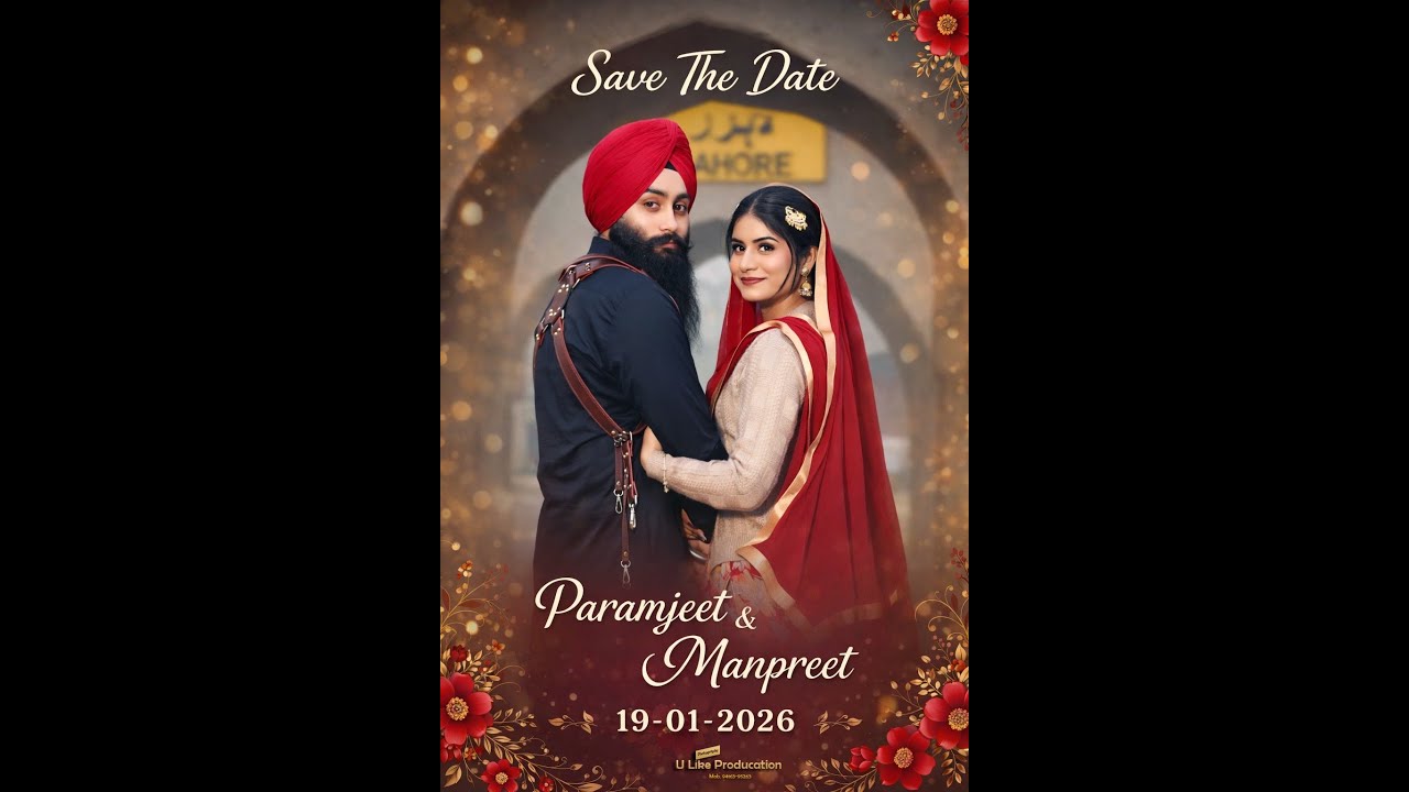 🔴 Paramjeet weds Manpreet | Streaming by:- U Like Studio 9416395263