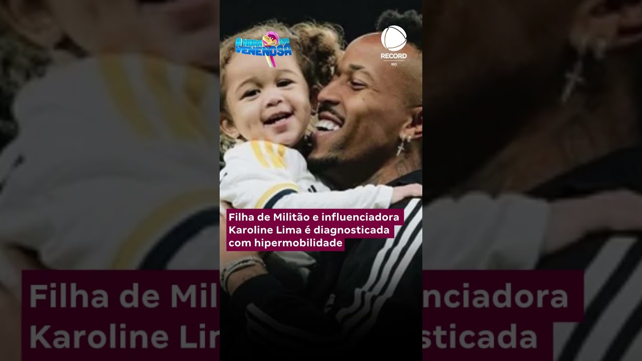 Filha de &Eacute;der Milit&atilde;o e Karoline Lima &eacute; diagnosticada com hipermobilidade