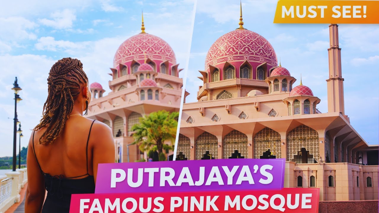 Putrajaya’s Famous Pink Mosque | A Must See In Malaysia 🇲🇾