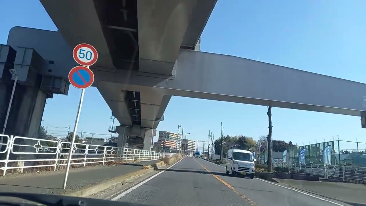 『Drive　松戸　船橋』松戸警察署から京成線・東中山駅　Matsudo　Fanabashi 　２０２６・２・２　Mon　Chiba　Japan