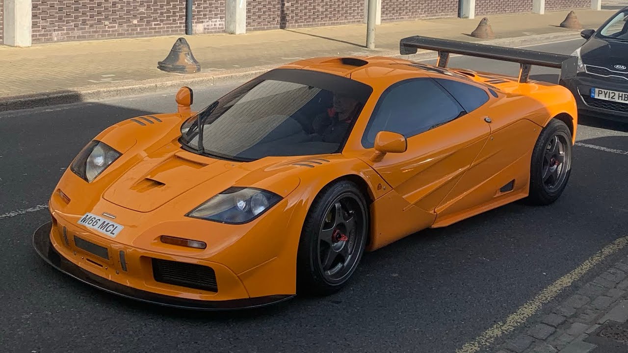 &pound;20 Million McLaren F1 GTR driven by Red Bull&rsquo;s Adrian Newey in London