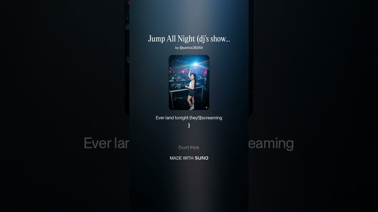 Jump All Night (dj's show)