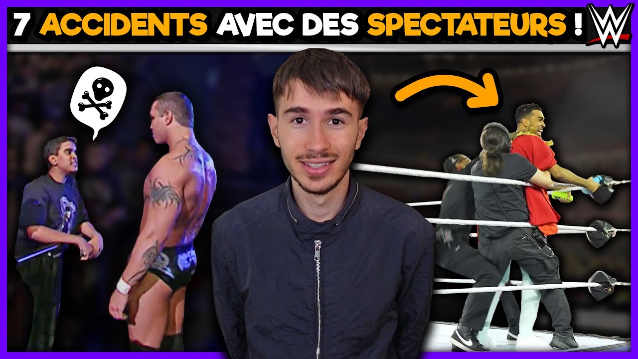 7 accidents avec des spectateurs WWE