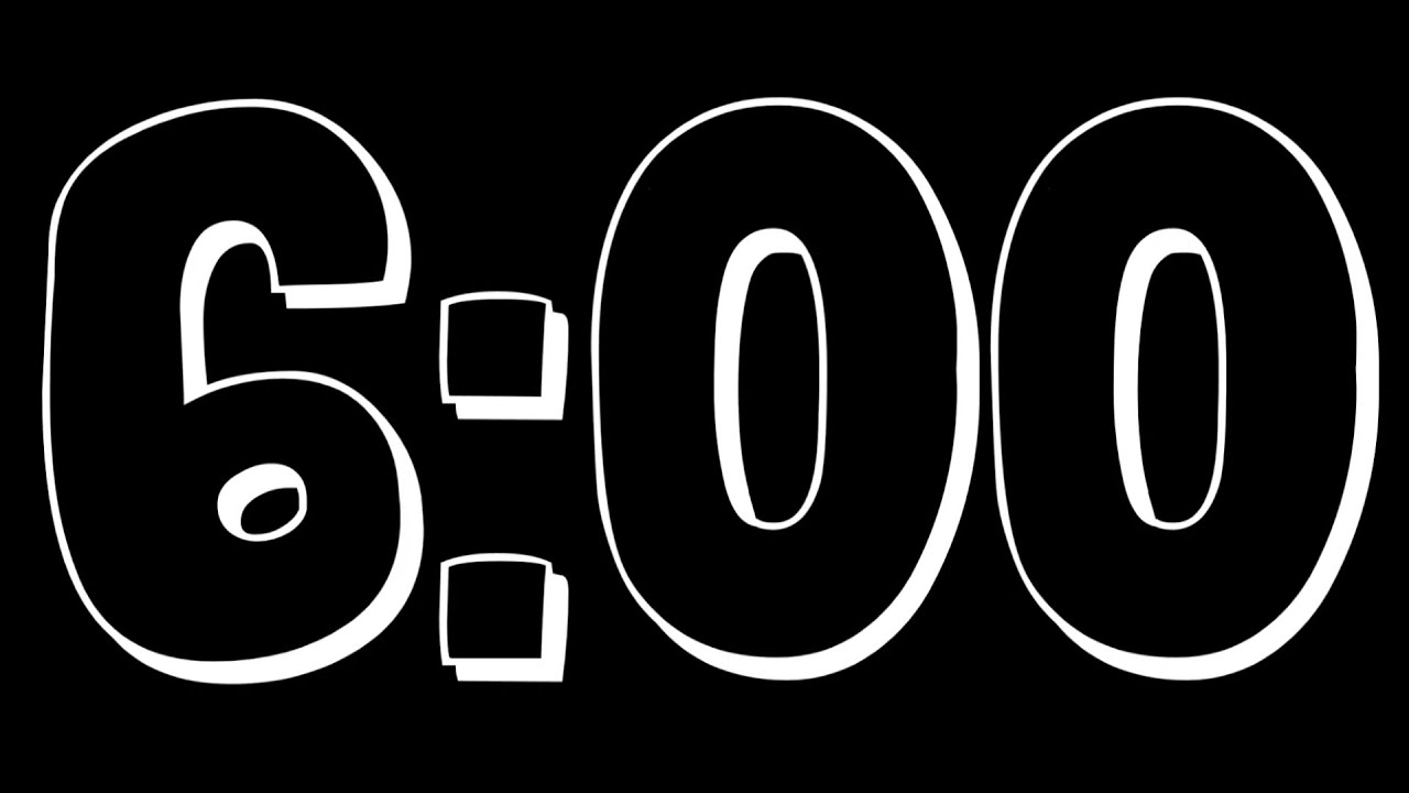 6 Minute Countdown Timer With Voice