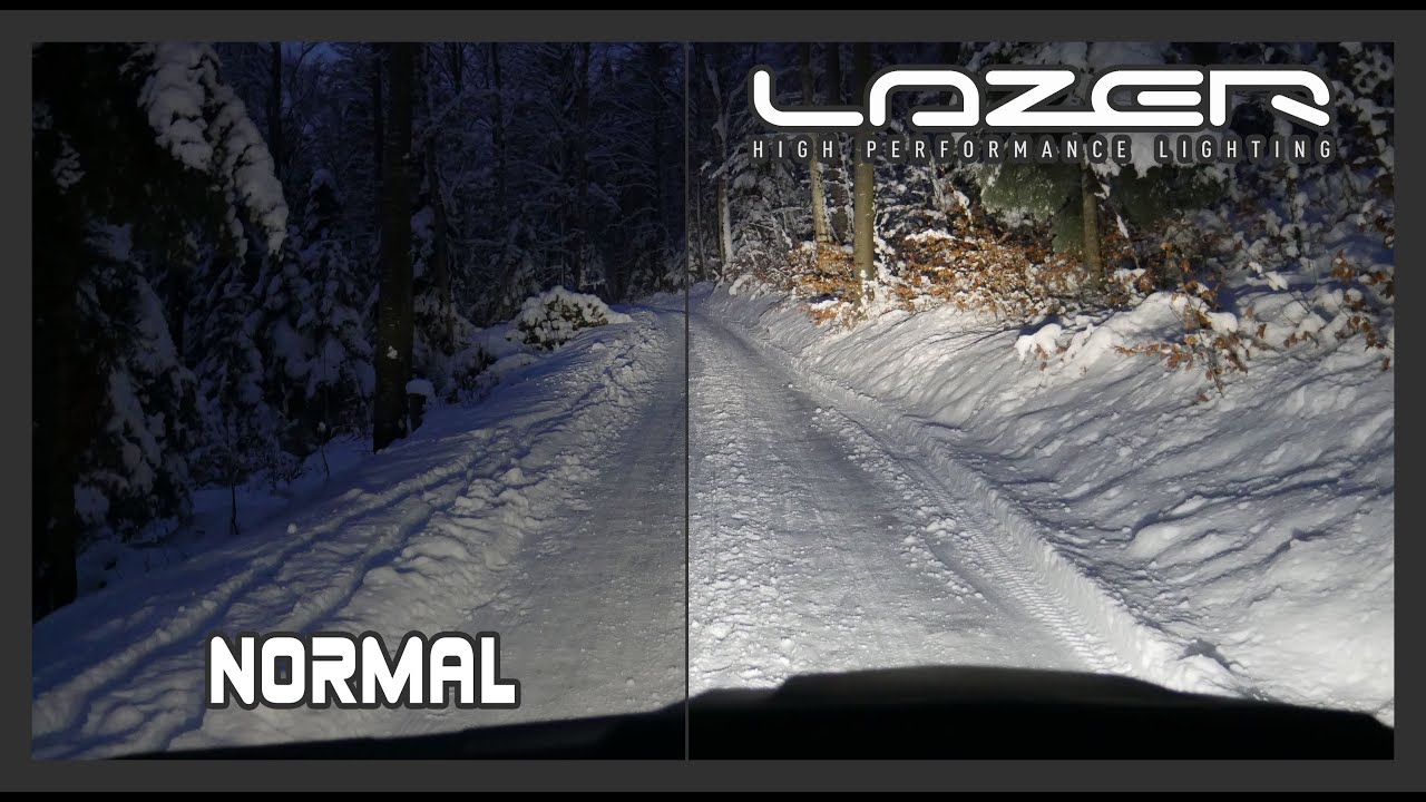 LAZER LED Linear 6 Elite & zwei 12 Watt Nahfeld Scheinwerfer - Quad
