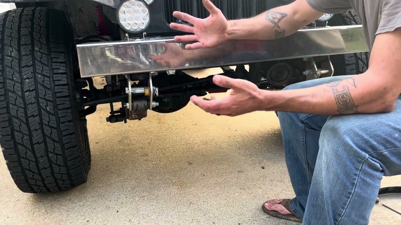 Simple and Easy Jeep CJ Flat Tow Bar Mounting with Warrior Products Tow Shackles