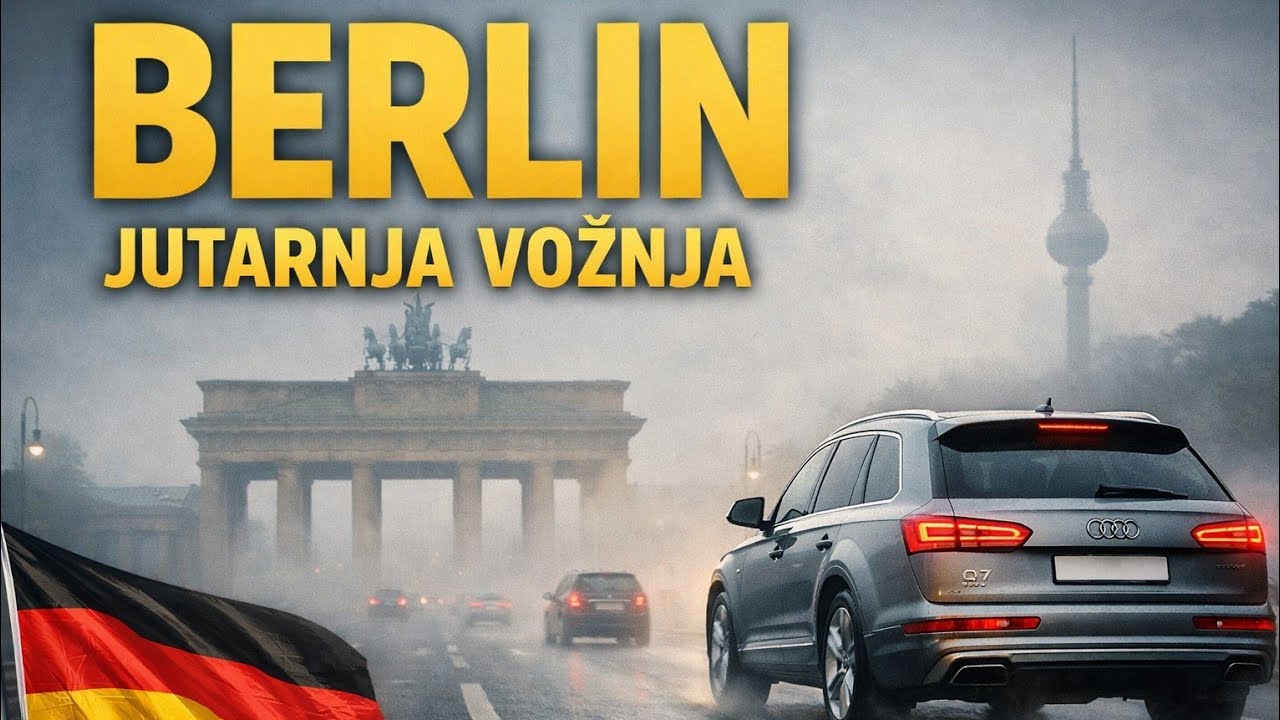 Morgen drive im Berlin