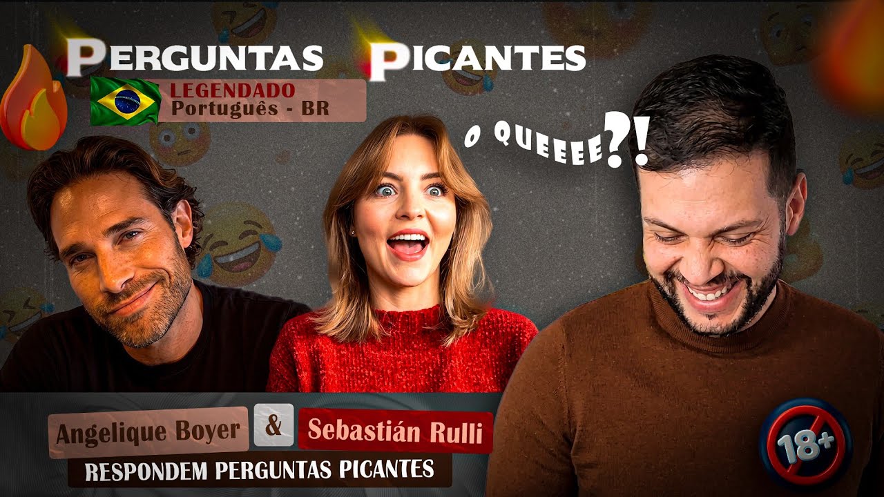 Angelique Boyer e Sebastian respondem perguntas picantes| Legendado pt br
