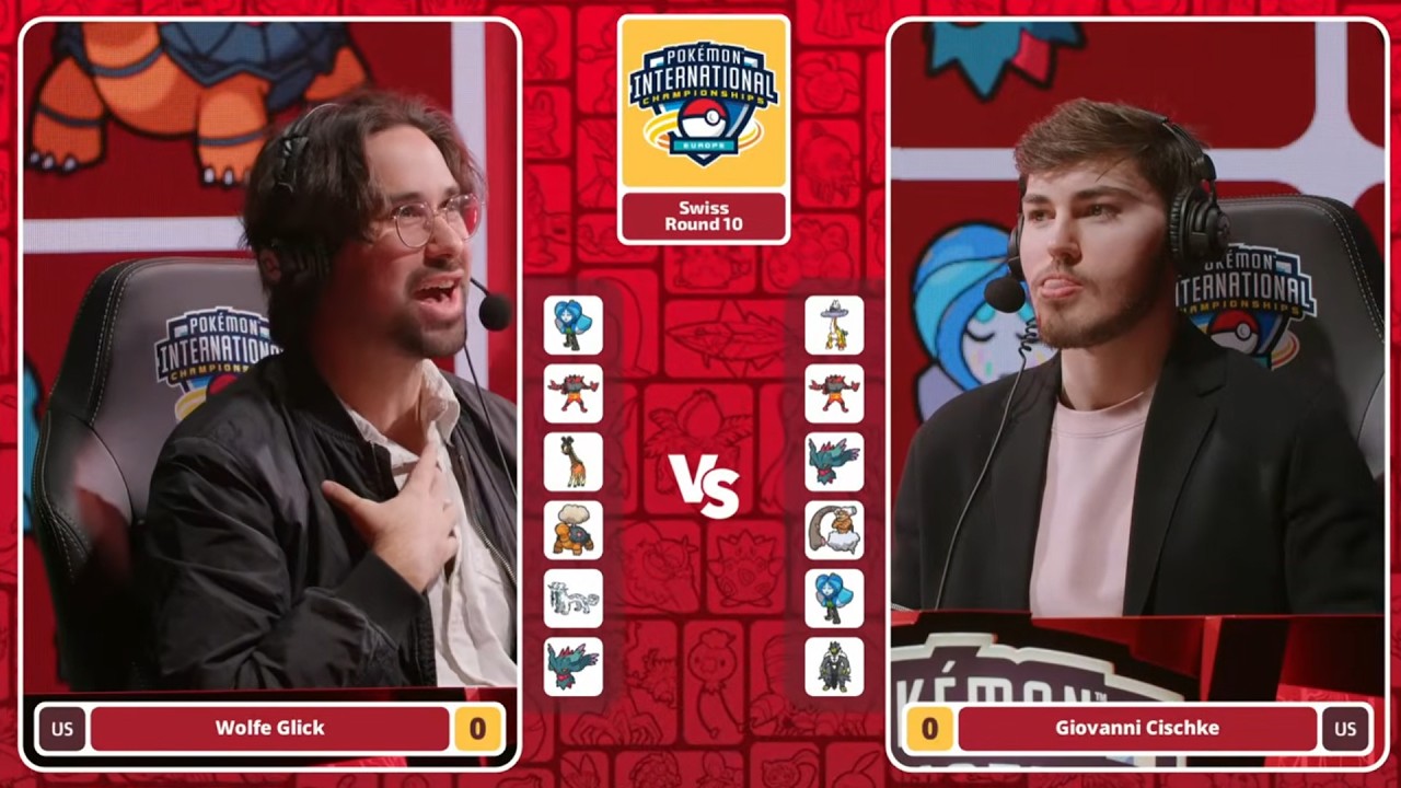Вулф Глик против Джованни Чишке | Международный чемпионат Европы по Pokemon VGC 2026