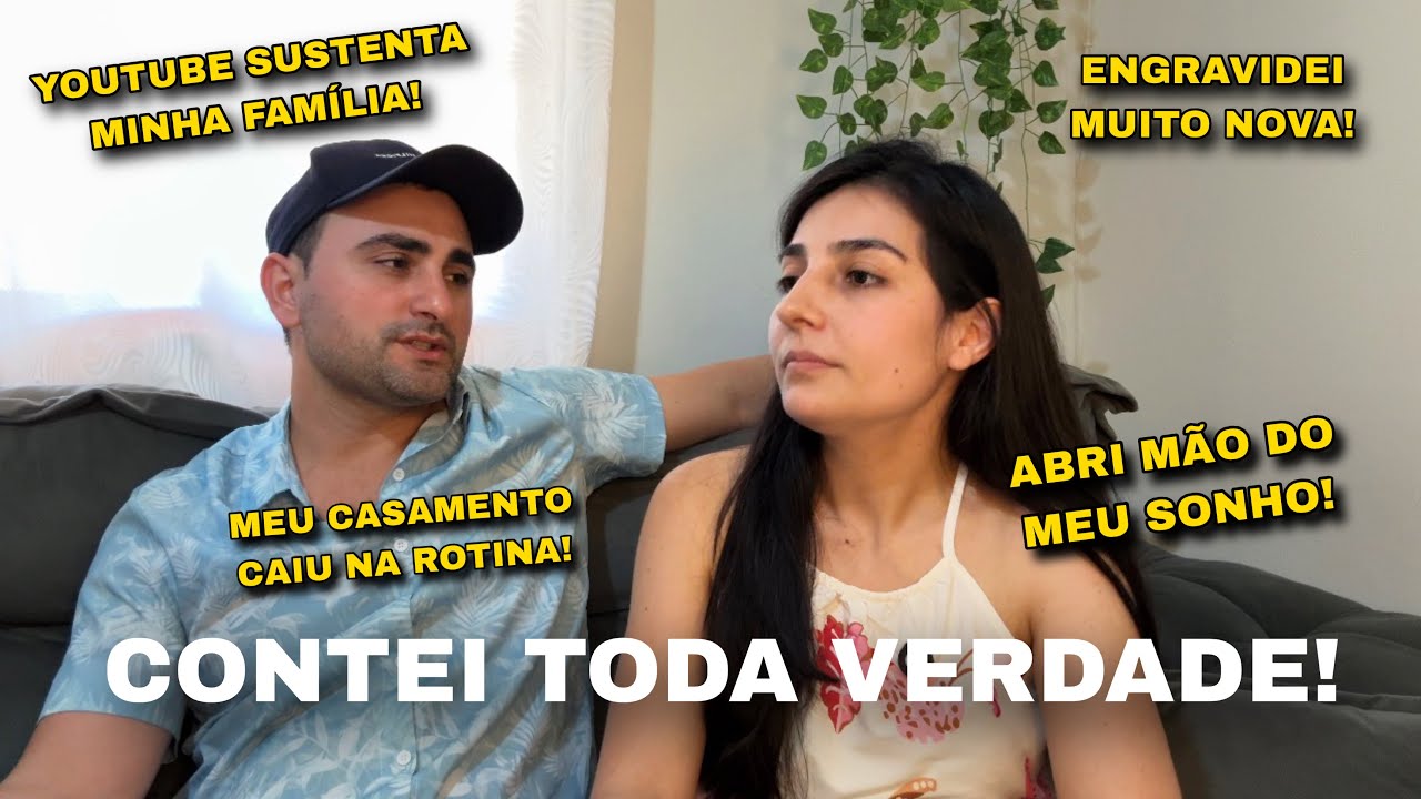 MEU CASAMENTO CAIU NA ROTINA, CONTEI TODA VERDADE😱, ENGRAVIDEI MUITO NOVA, YOUTUBE PAGA BEM?!