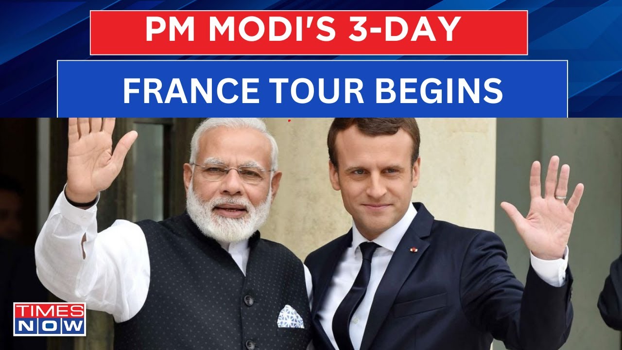 PM Modi France Visit Live | PM Leaves For Three day Tour | Emmanuel Macron | UAE | World  |Times Now