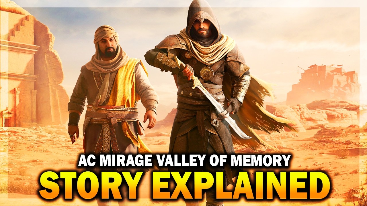 Assassins Creed Mirage DLC — Valley of Memory. ПОЛНЫЙ сюжет! (Объяснение сюжетной линии AC Mirage)