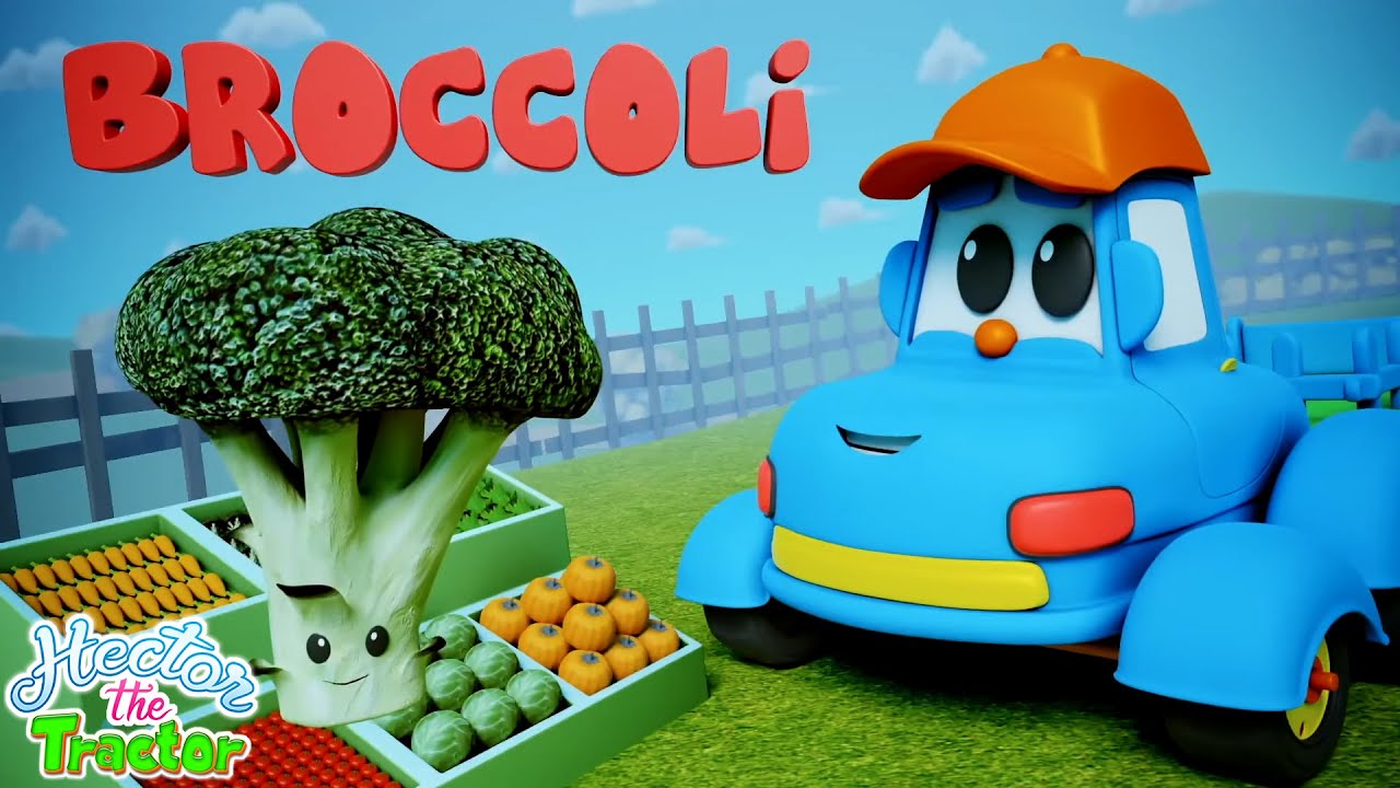 Hector Meet The Vegetables, Hector the Tractor Cartoon Educational Videos for Kids