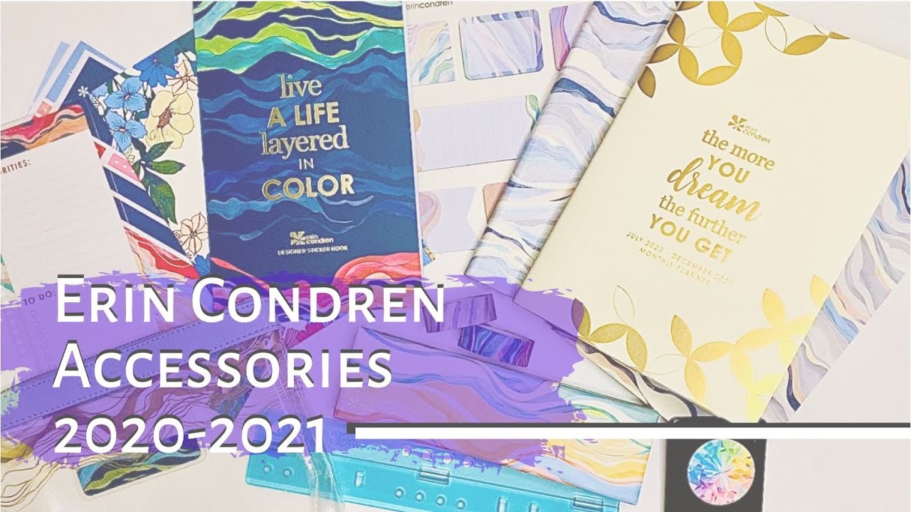 New 2020-2021 Erin Condren Accessories Review | Launch Day Haul