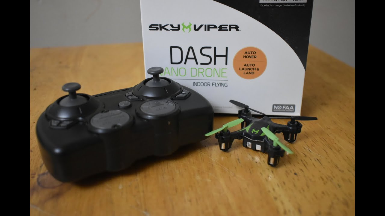 Sky Viper Dash Nano Drone - Unboxing & Review