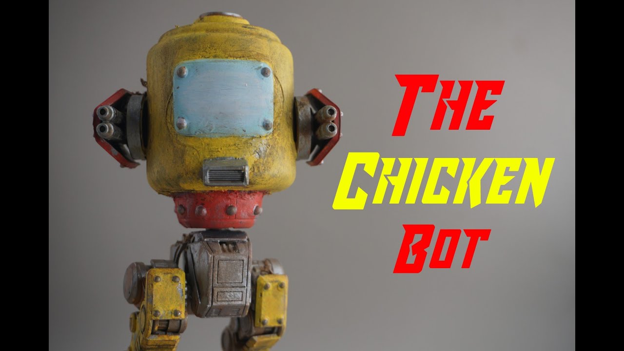 I turned an old toy and some junk into a robot