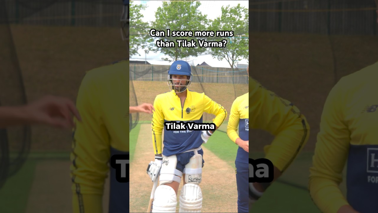 Can I score more runs than Tilak Varma? #cricket #cricketlover #indiacricket #tilakvarma #viratkohli