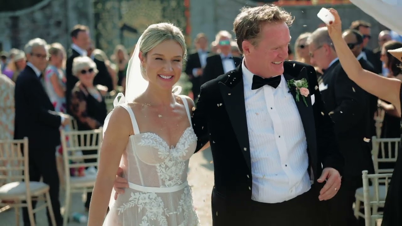 Beautiful Powerscourt House wedding filmed in Autumn