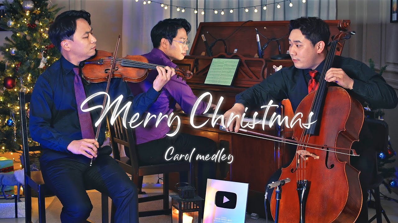 Christmas Songs🎄 Romantic Live⛄Violin +Cello+Piano