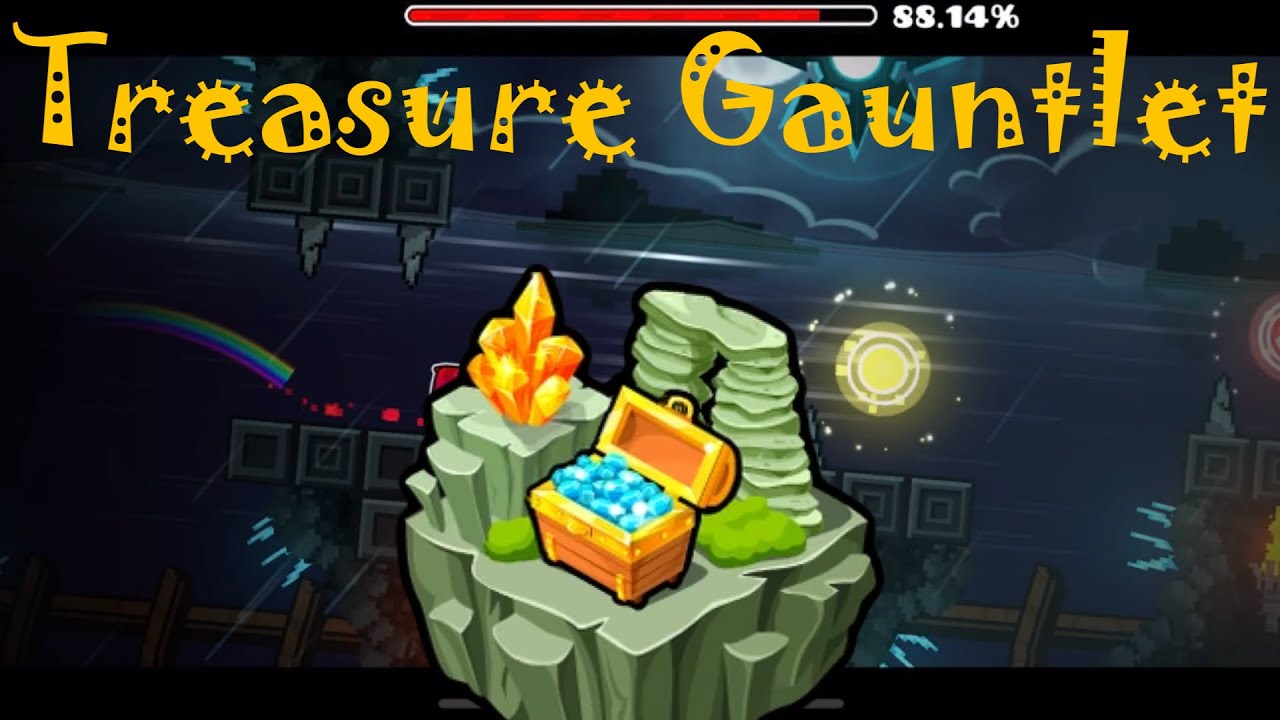 Geometry Dash - Treasure Gauntlet (All Levels 100%) - The Lost Gauntlets [30]