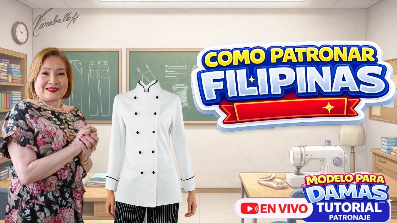 Patrona una filipina de chef | Modelo para dama