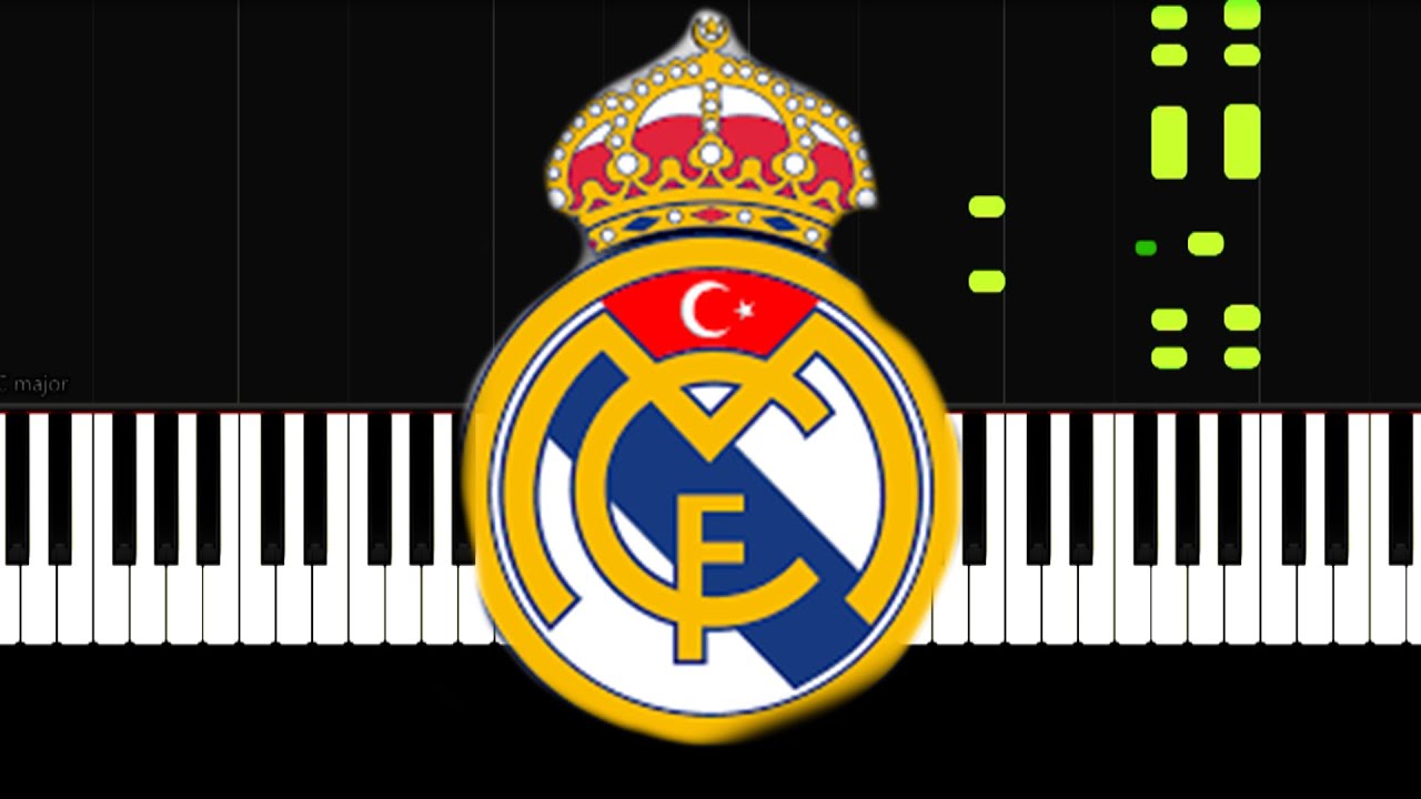 Hala Madrid - Slow Easy Piano Tutorial