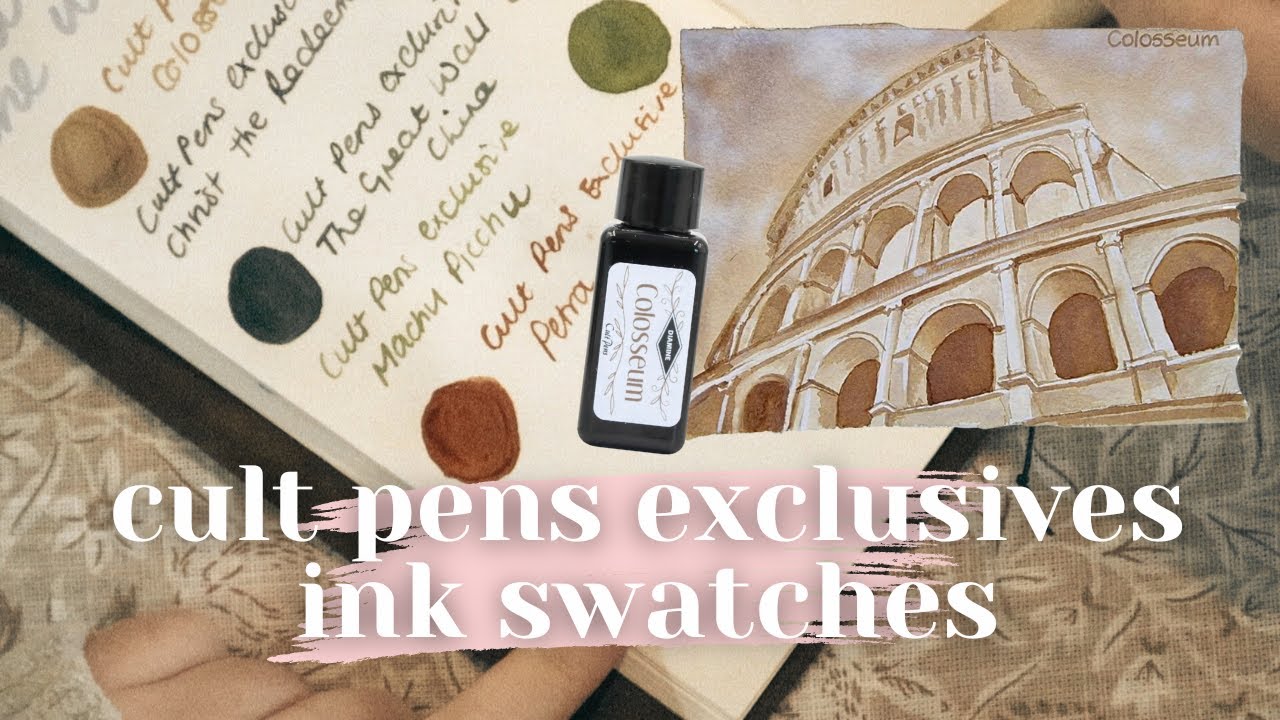NEW INK DAY! Diamine X Cult Pens Exclusive Inks | MeltingPotPaper
