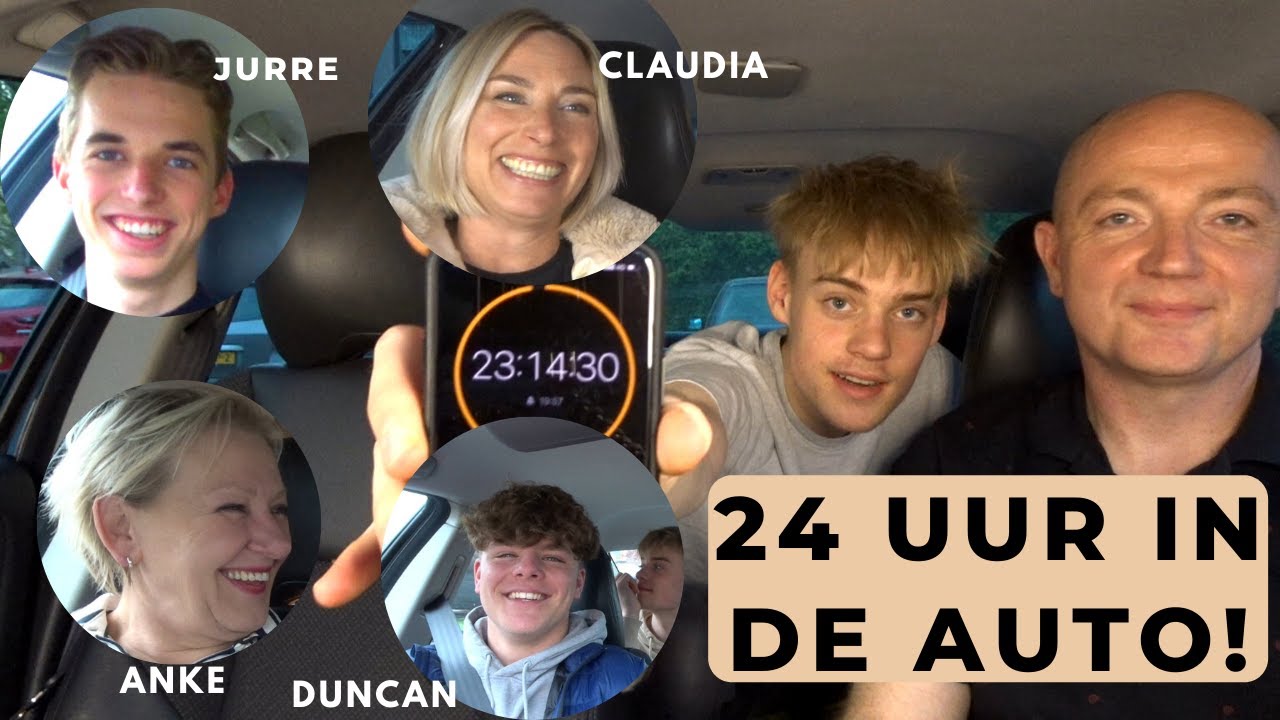 24 uur in de auto voor een video | met bezoek! | Dagelijkse Vlog 1