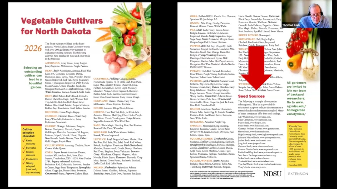New and Promising Vegetable Varieties for 2026 - NDSU Extension Field to Fork