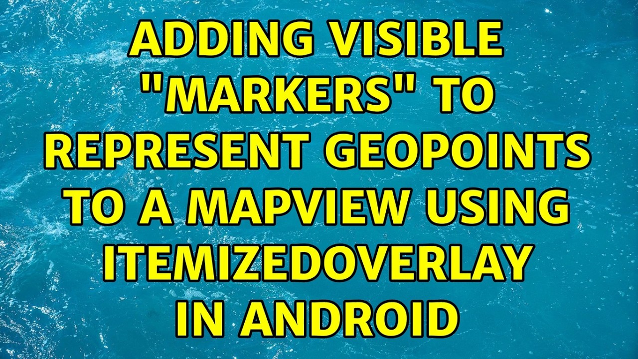 Adding visible 