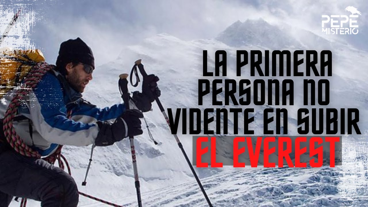 Es ciego, escaló el Everest y ahora “ve” con la LENGUA