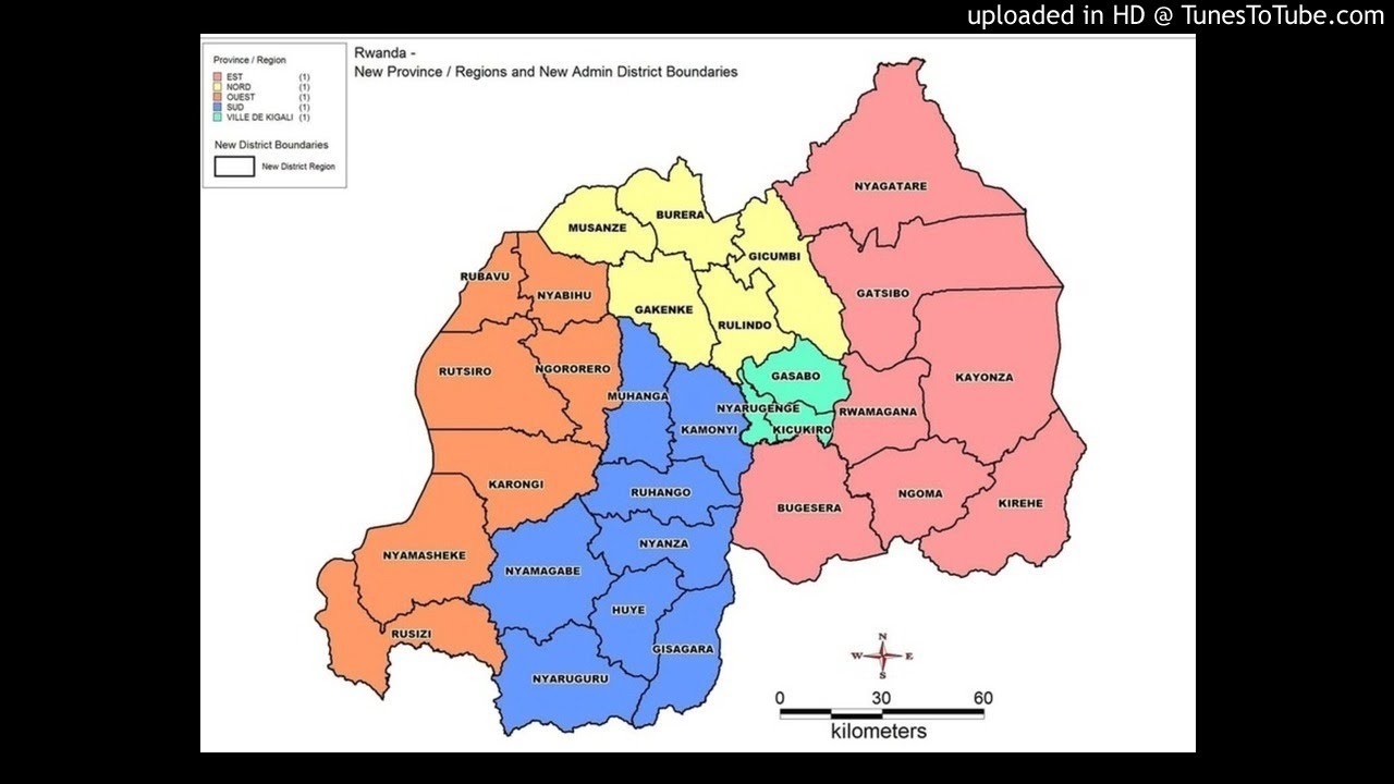 UTURERE TUGIZE INTARA Y'IBURASIRAZUBA, Rwanda Eastern province districts