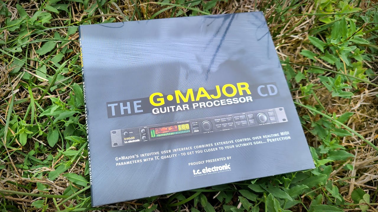 TC Electronic G-Major guitar processor - Original demo CD , 2001