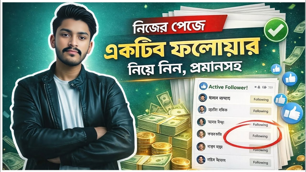 নিজের Page-এ Active Followers নিন | Proof সহ #pagesell #fbpage #pagebuyandsell