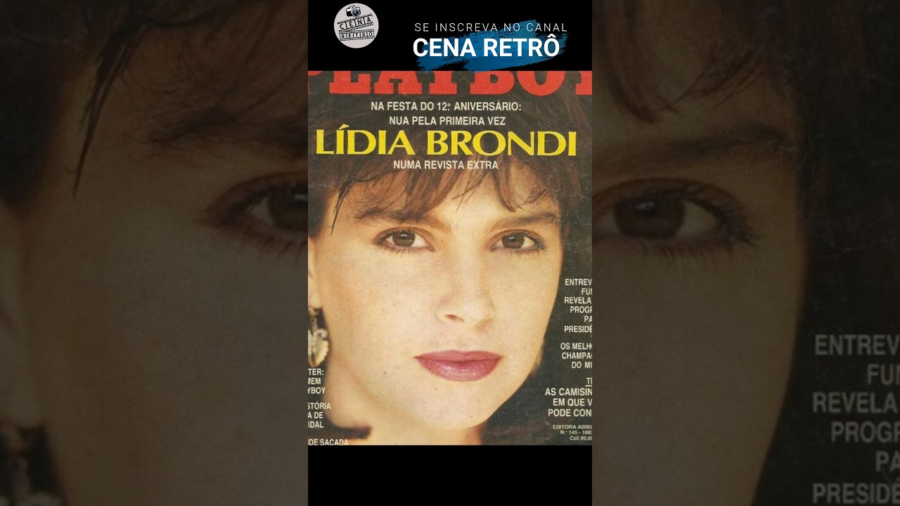 Lidia Brondi Capa da Playboy em 1987. #anos80 #curiosidades