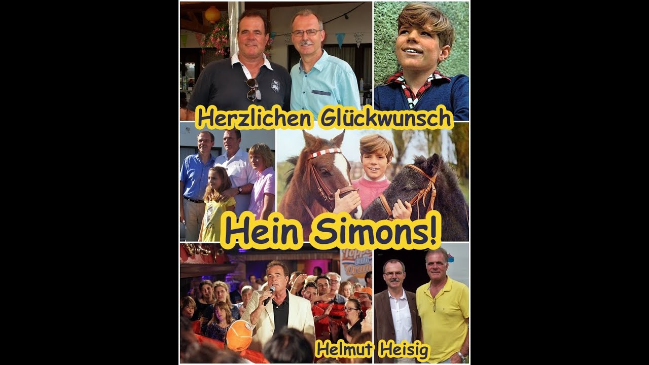 70.Geburtstag von Hein Simons („Heintje“), 12.August 2025