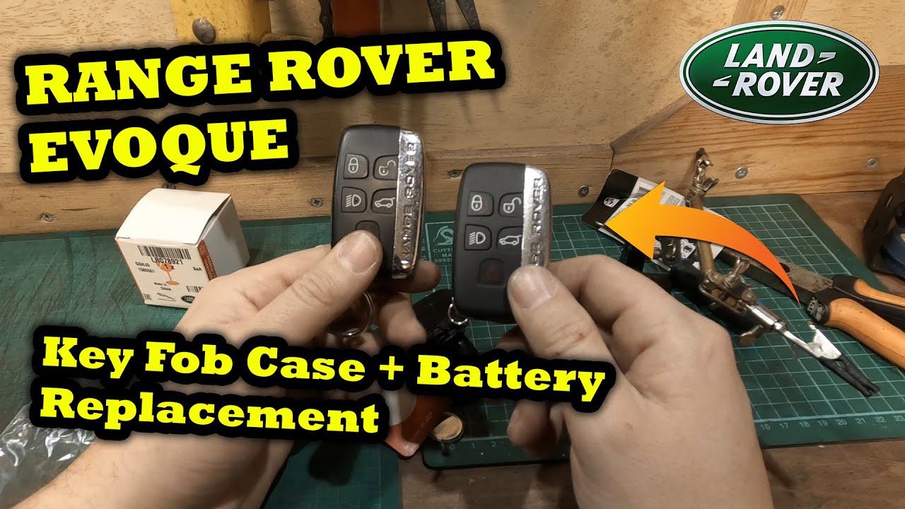 2013 SD4 Range Rover Evoque Key Fob Case Replacement + Battery Replacement CR2032 [HOW TO / DIY]