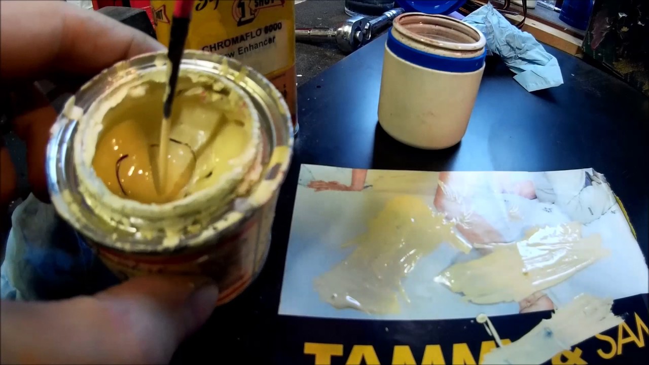 Cambridge Pinstriping, Tutorial, Part: 8 - FAQ :1 how to mix paint? How to Pinstripe?