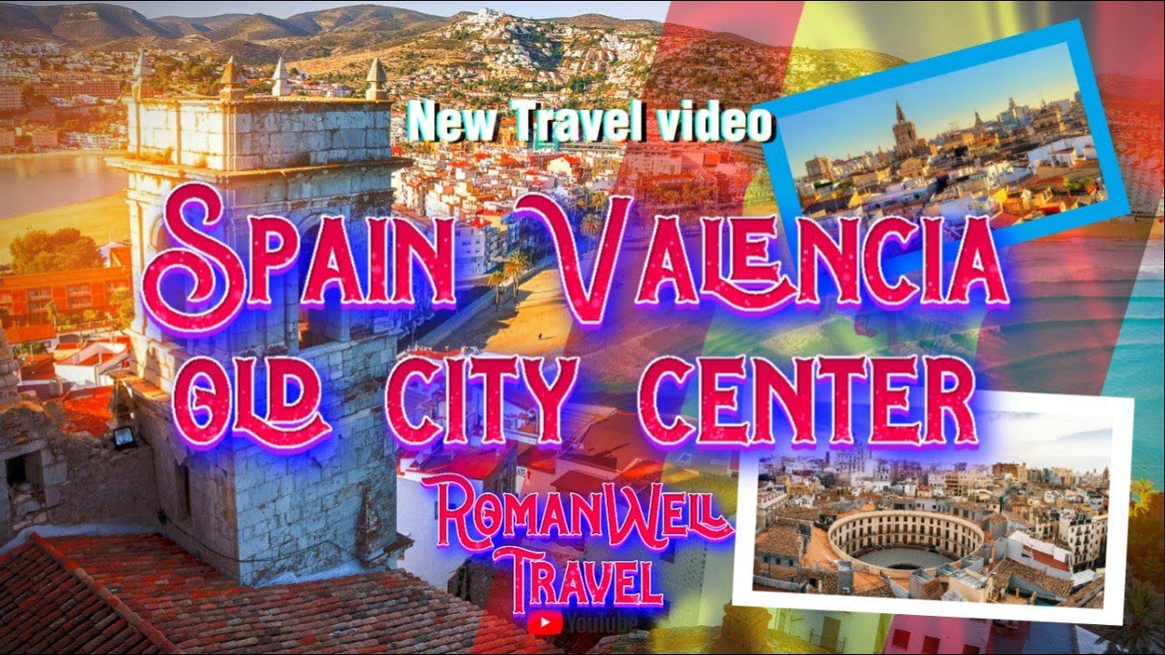VALENCIA 4K Walk | Spain Old City Center Tour 🇪🇸🏛️🌇