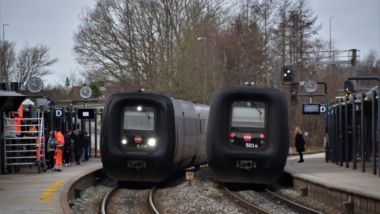 Tog i Skanderborg 13/2 2023